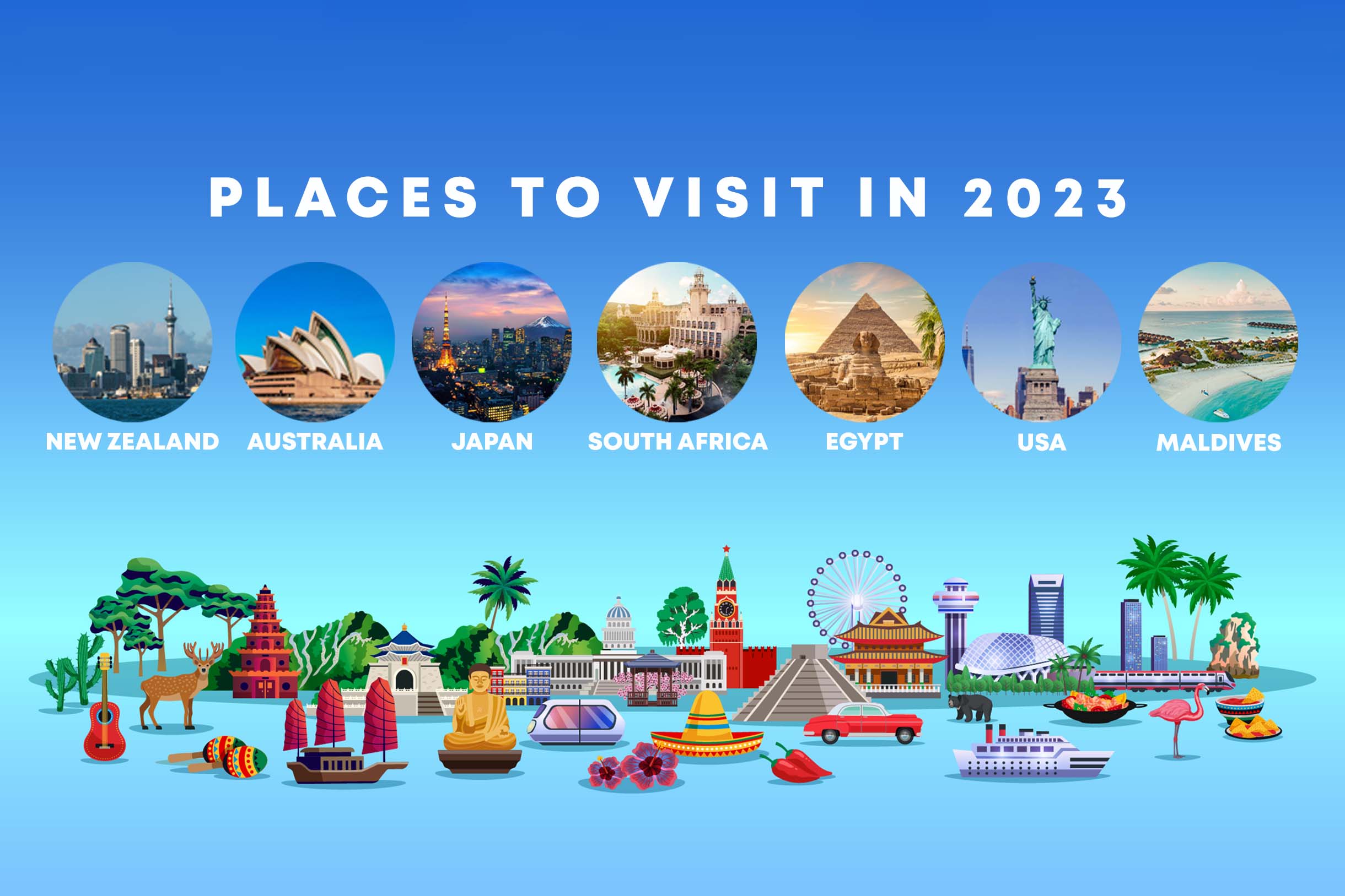 Places to visit in 2023